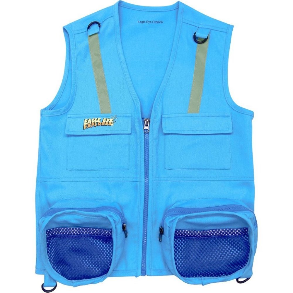 Kids Cargo Vest for Boys and Girls with Reflective